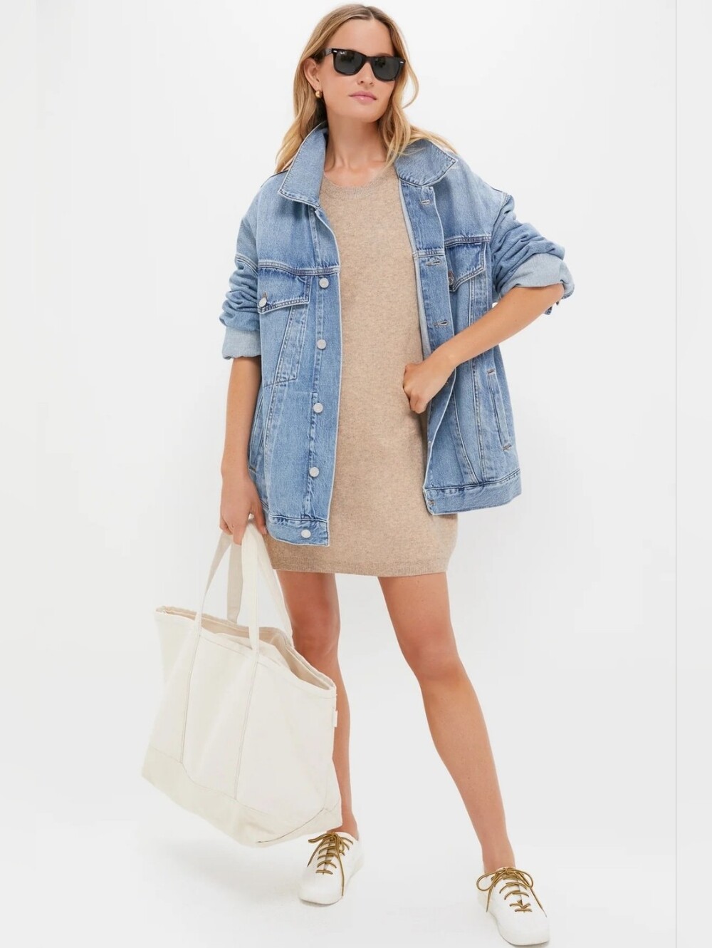 NWT Tuckernuck Pomander Place Sandalwood Vivianne Crewneck Sweater Dress